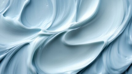 Canvas Print - Close Up Light Blue Cream Texture Background