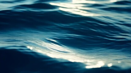 Poster - Captivating ocean waves glistening under sunlight in dynamic motion