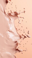 Fototapete - Dynamic Paint Splash Artistry Creative Liquid Motion on Smooth Canvas - Contemporary Visual Content for Modern Marketing and Innovative Branding in the Art and Design Sector