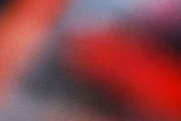 Poster - red gradient with grain texture background, grainy gradient wallpaper, red color background with noi