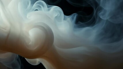 Poster - Ethereal smoke movement: mesmerizing flow and swirls in highresolution visual art