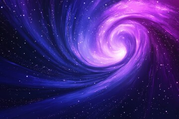 Poster - Exploration of swirling energy and vibrant colors in deep space, Flight through the galaxy, through the stars of the nebula in space Colorful space background