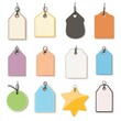 © UMPH.CREATIVE - Colorful Vector Price Tags and Stickers, vibrant multi-colored designs in various shapes on a white background, ideal for marketing and sales use.