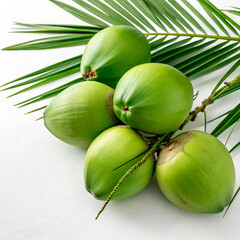 Wall Mural - coconut on tree