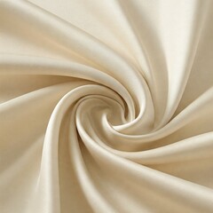 Poster - Luxurious smooth cream-colored satin fabric with soft folds and elegant draping. Perfect for backgrounds, textures, fashion, and interior design inspirations.
