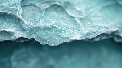 Teal stone texture close-up, background blur