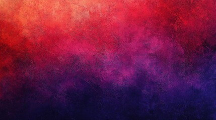 Aufkleber - A vibrant gradient background transitioning smoothly from rich red to deep purple, with a fine-grained texture for a polished artistic effect.