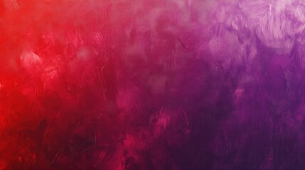 Aufkleber - A vibrant gradient background transitioning smoothly from rich red to deep purple, with a fine-grained texture for a polished artistic effect.