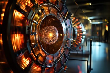 Poster - Exploring the intricacies of particle physics at a science exhibit in a modern museum