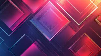 Poster - Abstract square background illustration texture creative graphic geometric cover trendy geometry wallpaper poster. Pattern design for banner poster flyer card postcard cover brochure