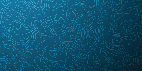 Wall Mural - futuristic terrain map background gradient dark blue vector design template fit for cover, banner, h