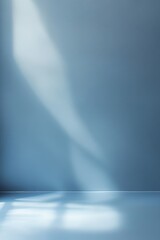 Poster - Soft Blue Background With Subtle Light Effects Creating an Ethereal Atmosphere for Artistic Displays or Presentations