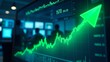 © mischenko - Stock market growth displayed on digital screen