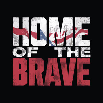 American patriotic typography t shirt design
