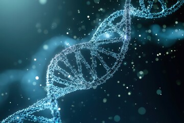 Poster - exploring the structure of dna with intricate details under a microscopic view