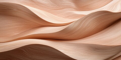 Poster - Flowing wood grain patterns natural textures abstract art minimalist design close-up view organic aesthetics
