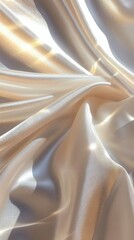 Poster - Elegant silk fabric texture textile studio image of soft material close-up artistic concept