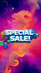 Poster - A colorful poster with the words 