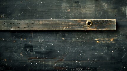 Wall Mural - A rustic wooden background with a weathered, dark finish.