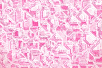 Poster - modern pink techno optic wire template cg background texture illustration