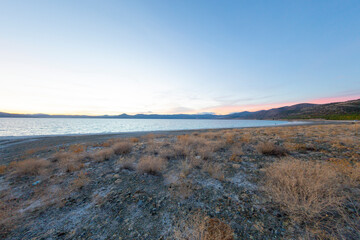 salda lake and its view, burdur.
