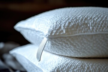 Aufkleber - A pair of pillows stacked on top of each other