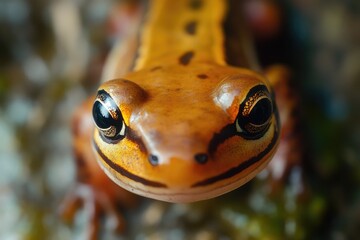 Poster - A tiny amphibian with bright colors, great for illustrating environmental or wildlife themes