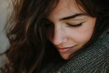 Poster - A close-up shot of someone holding a cell phone, often used for social media, communication or everyday life