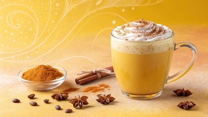 Poster - Milk and Turmeric Golden Latte