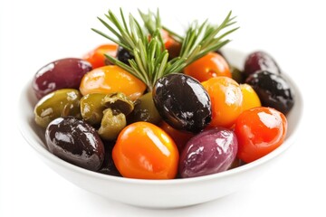 Poster - Fresh vegetables and herbs for a healthy snack or meal