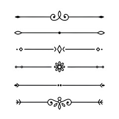 Set of divider line