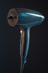 Poster - A hair dryer sitting on a table, ready for use