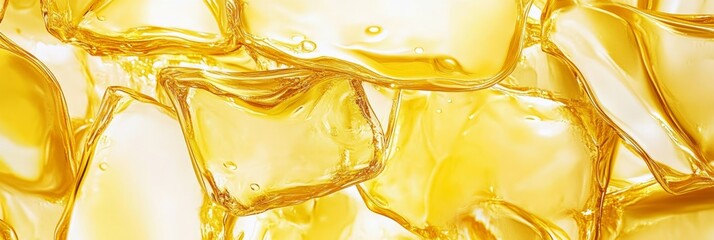 Wall Mural - abstract golden liquid pattern a flowing texture of light and luxury, seamless and radiant