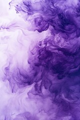 Wall Mural - abstract purple ink diffusion in water, fluid art photography, purple smoke, colorful fluid art