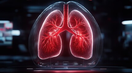 Exploring human respiratory anatomy medical science lab 3d visualization health education close-up lung function and anatomy