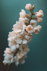 Aufkleber - A single flower bloom on its stem, in high detail