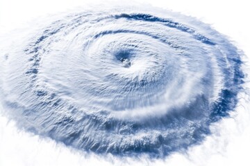 Poster - A massive storm cloud formation with strong winds and heavy rain, ideal for weather or atmosphere illustrations