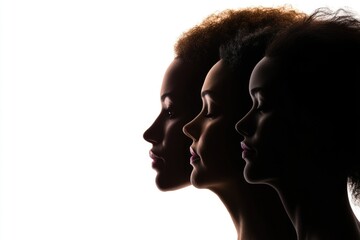 Poster - A group of women standing next to each other, possibly friends or family
