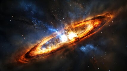 Aufkleber - Galaxies in the vast universe