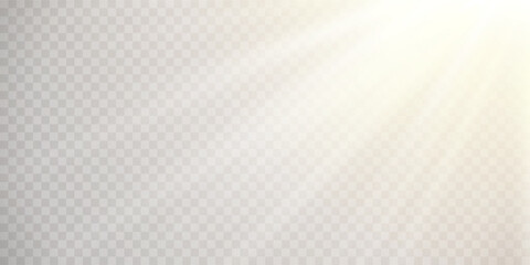 Wall Mural - glow light star, yellow sun rays, gold glare bokeh. flash yellow sun, star flashed with sparkles.