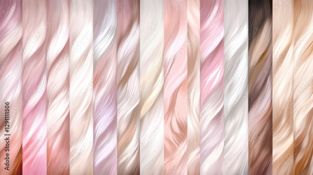 Stunning Hair Color Palette: A Visual Guide to Diverse Hair Shades ...