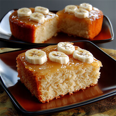 Poster -  rum banana cake