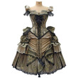 © Miso Ai - Elegant vintage dress with intricate details and lace accents