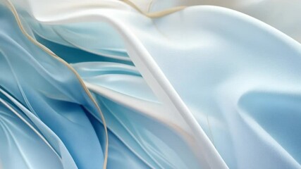 Wall Mural - blue silk background