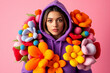 © VENANCIO - girl with colorful balloons
