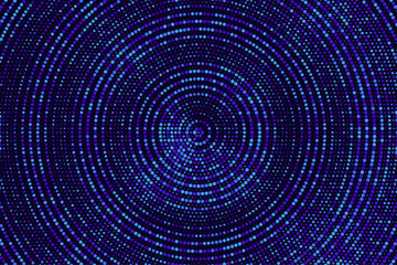 Aufkleber - Blue, aqua colorful halftone festival background. Radial halftone gradient background. Fading effect polka dot multicolor background for fabric, banner, poster, web, wallpaper and more.