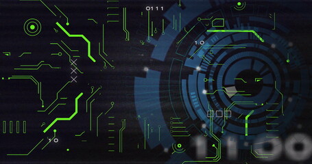 Poster - image of scope scanning and data processing over shapes