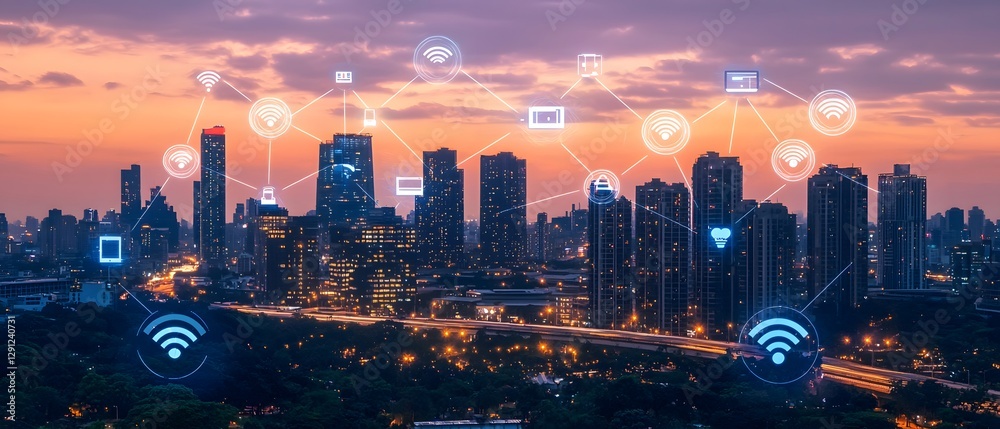 5g network enhancing iot technology in smart cities urban data center ...
