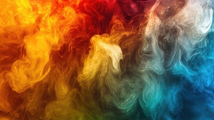 Poster - A smooth transition of colors from bright to dark, illustrating the process of blending different ideas into a balanced outcome.