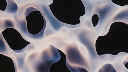 Poster - Abstract biomorphic pattern with organic texture design for modern art and background concepts